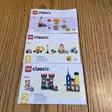 Lego Classsic Instructions 3 Books