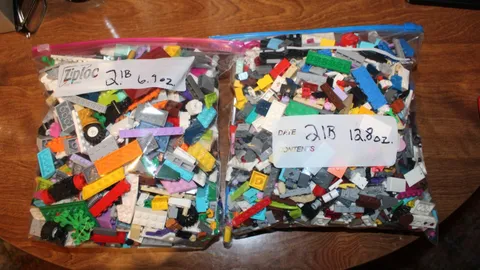 LEGO Bulk Lot Mixed Loose Bricks Pieces & Parts!!  5 pounds-cleaned