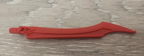 Lego 11305 Red Hero Factory Weapon Blade with Curved Tip Replacement Piece Part