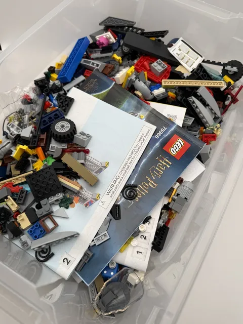 bin of legos