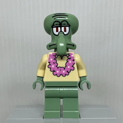 LEGO SpongeBob SquarePants bob035 Squidward Pink Lei Minifigure 3818