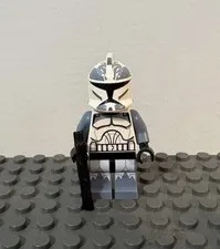 LEGO Star Wars Clone Trooper 104th Wolfpack Sand Blue - sw0331 - NO CRACKS!