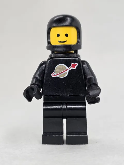 Lego Classic Space Black With Air Tanks Spaceman Minifigure sp003 12a