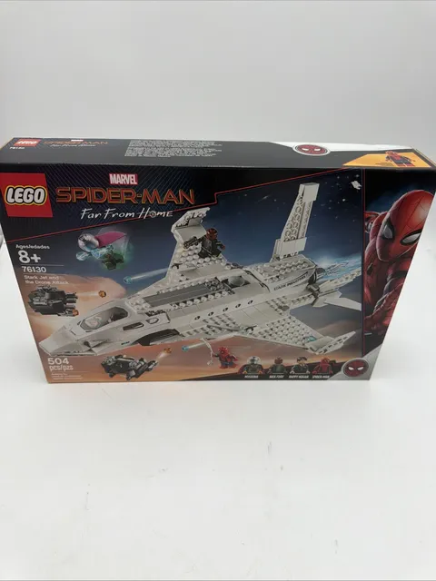 NEW LEGO Marvel Spider-Man Stark Jet and the Drone Attack 76130 FAR FROM HOME