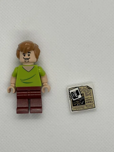 Shaggy Rogers LEGO minifigure [scd001] Scooby Doo With Newspaper