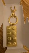 Lego Insiders Key Chain FIFA Merch Collectable- Gold, NEW