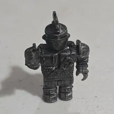 LEGO Minifigures Dark Gray Armored Knight Warrior Plastic Minifigure