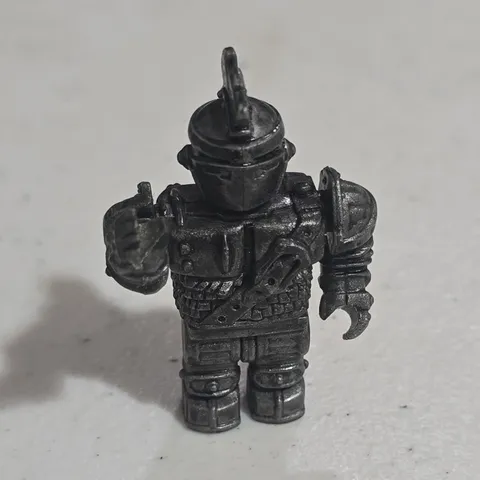 LEGO Minifigures Dark Gray Armored Knight Warrior Plastic Minifigure