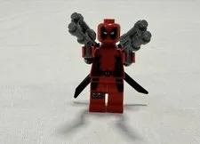 LEGO SH0032 Deadpool Marvel Super Heroes Black Katanas Fast Shipping