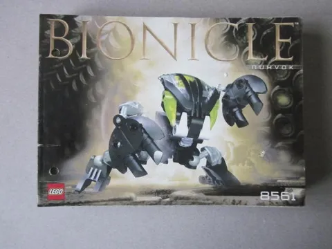 Lego Building Instructions Instruction Bionicle 8561 Nuhvok 