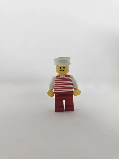 LEGO Classic Town Minifigure Red Striped Sailor Vintage