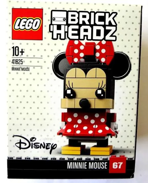Lego Factory Sealed Brickheads Minnie Mouse 41825 Used