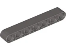 Lego Dark Gray TECHNIC Liftarm Thick 1 x 7 Qty 1 Part 32524 T1