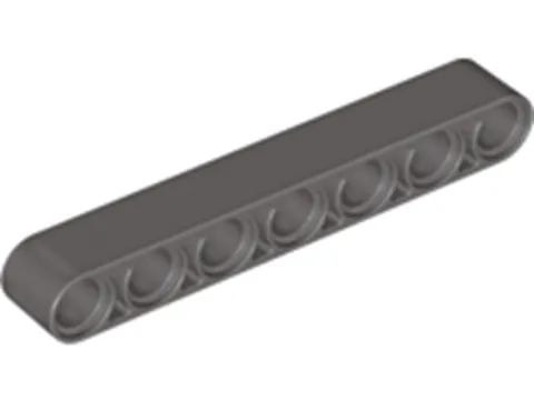 Lego Dark Gray TECHNIC Liftarm Thick 1 x 7 Qty 1 Part 32524 T1