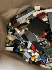 5 Pounds Bulk LEGO LOT 5 of Vintage Bricks, LEGO People Parts & Tires+ Nice Mix!