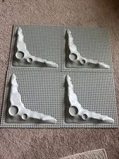 Vintage LEGO Space Lunar Crater Baseplate  Lot32 x 32  3947A; 4Total Baseplates