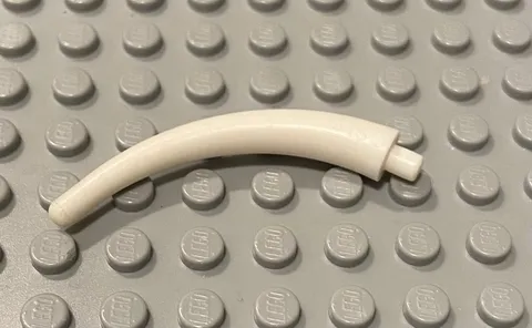 LEGO White Tail End Or Horn