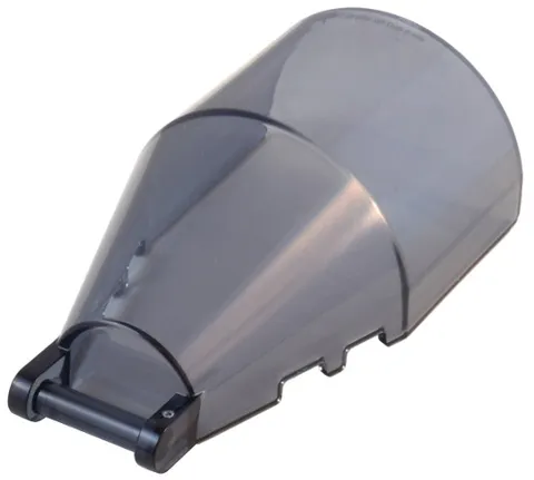 LEGO 3x Trans-Black Windscreen 6 x 4 x 2 Round with Bar Handle inv.624