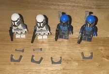 Lego Star Wars The Battle Of Mandalore 75373 Minifigures New With Accessories