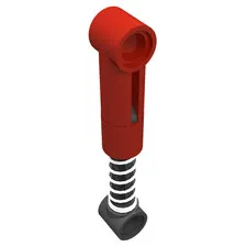 LEGO Part 73129 - Red Technic Shock Absorber 6.5L with Normal Spring [Complete A