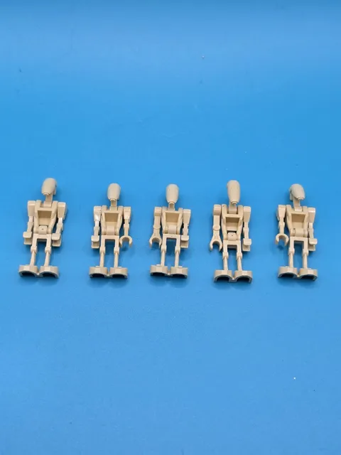 Lego Star Wars Battle Droid Minifigure Lot of 5 