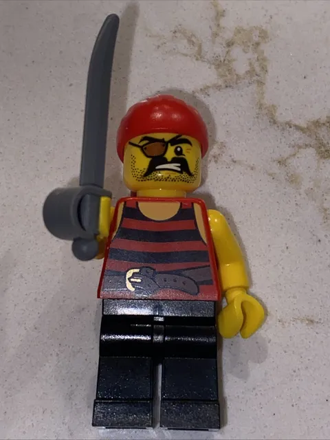 Lego Minifigure Pirates III Pirate 1 pi159 Eye Patch 2015 Soldiers Outpost 70410
