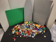 6 OF 6 LEGO LOTS VERY GOOD CONDITION MIXED BLOCKS WHEELS ALL LEGO BRAND