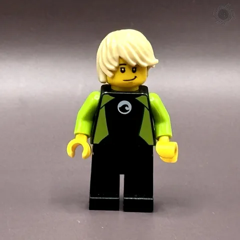 LEGO Minifigure - Coast Guard City - Surfer in Wetsuit - cty0811 - Set# 60163