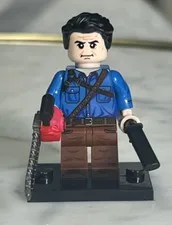 Lego ASH Custom Printed Minifigure Evil Dead Army of Darkness Chainsaw Hand