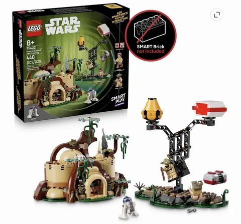 LEGO Star Wars SMART Play: Yoda's Hut and Jedi Training 75191 New Sealed