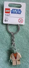 Star Wars Lego Yoda Keychain 2009 852550 2009 White Hair NWT Clone Wars Yoda