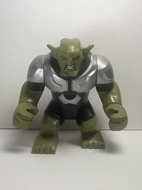 Lego Minifigure sh0102 Green Goblin Olive Green Skin Large Figure