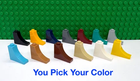 LEGO 1x3x2 Inverted Half Curved Smooth Arch "You Pick Your Color and Qty" NEW