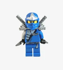 LEGO Ninjago Jay ZX w/Shoulder Armor & Weapons (9445 & 9450) Minifigure