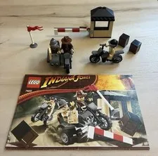 LEGO Indiana Jones: Motorcycle Chase (7620) 100% Complete w/ Instructions