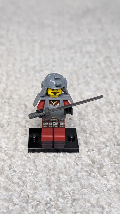 LEGO Series 3 CMF 71001 Minifigure - Samurai Warrior (col03-4) Ninja col035