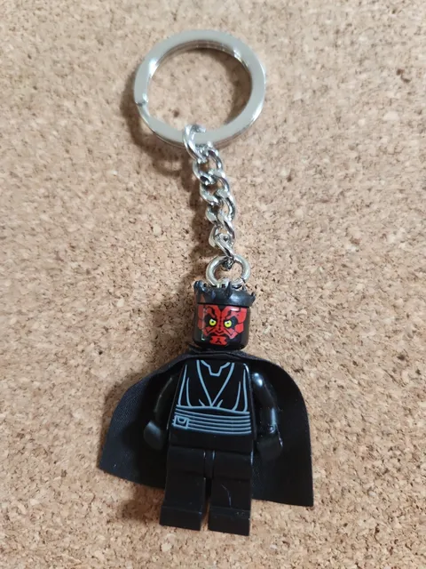 Lego STAR WARS Darth Maul Minifigure Key Chain Keychain 