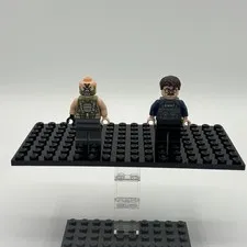 LEGO batman Bane an dcommissioner Gordon Minifigures