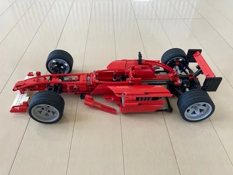 LEGO Racers Ferrari F1 Racer 1:10 8386 In 2004 Used Retired Complete