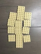 LEGO 3031 Tan Plate 4x4 - 14 Pieces
