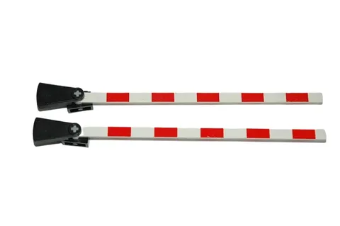 2 Lego® TRAIN Railway 9V RC Bahnübergangs Schranken Set CROSSING