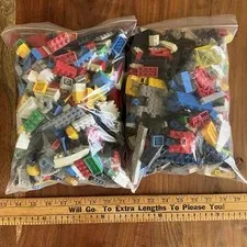 3+ lbs Bulk Building Blocks Lot – Mixed Brands – Random Pieces