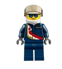 LEGO City (cty0841) AIRSHOW JET PILOT Minifigure From Set [#60177] 2018