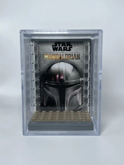 Collectible Force Pack Minifig Display Case For Lego Star Wars Mandalorian