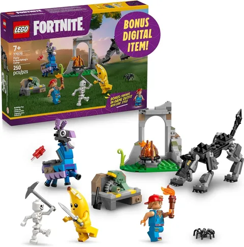 LEGO® Fortnite: Peely & Sparkplug's Camp (77075) | Camp, Craft & Survive