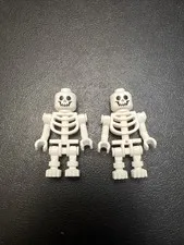 LEGO Minifigure gen047 Skeleton Minifigs Set Of 2