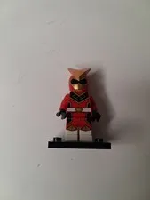 LEGO Minifigure Red Power Ranger & Black Display Base