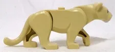 LEGO City Lioness With Orange Eyes Tan Animal 60267 60307
