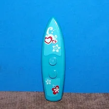 Lego 2" Baby Blue Surfboard w/ Flowers & Hearts Friends?