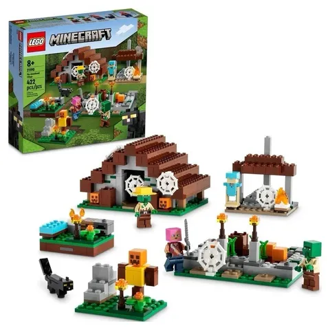 LEGO Minecraft The Abandoned Village 21190 100% Complete, No Box